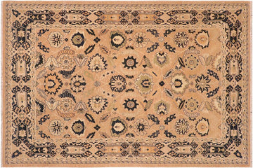 handmade Traditional Kafkaz Chobi Ziegler Rose Blue Hand Knotted RECTANGLE 100% WOOL area rug 8 x 10